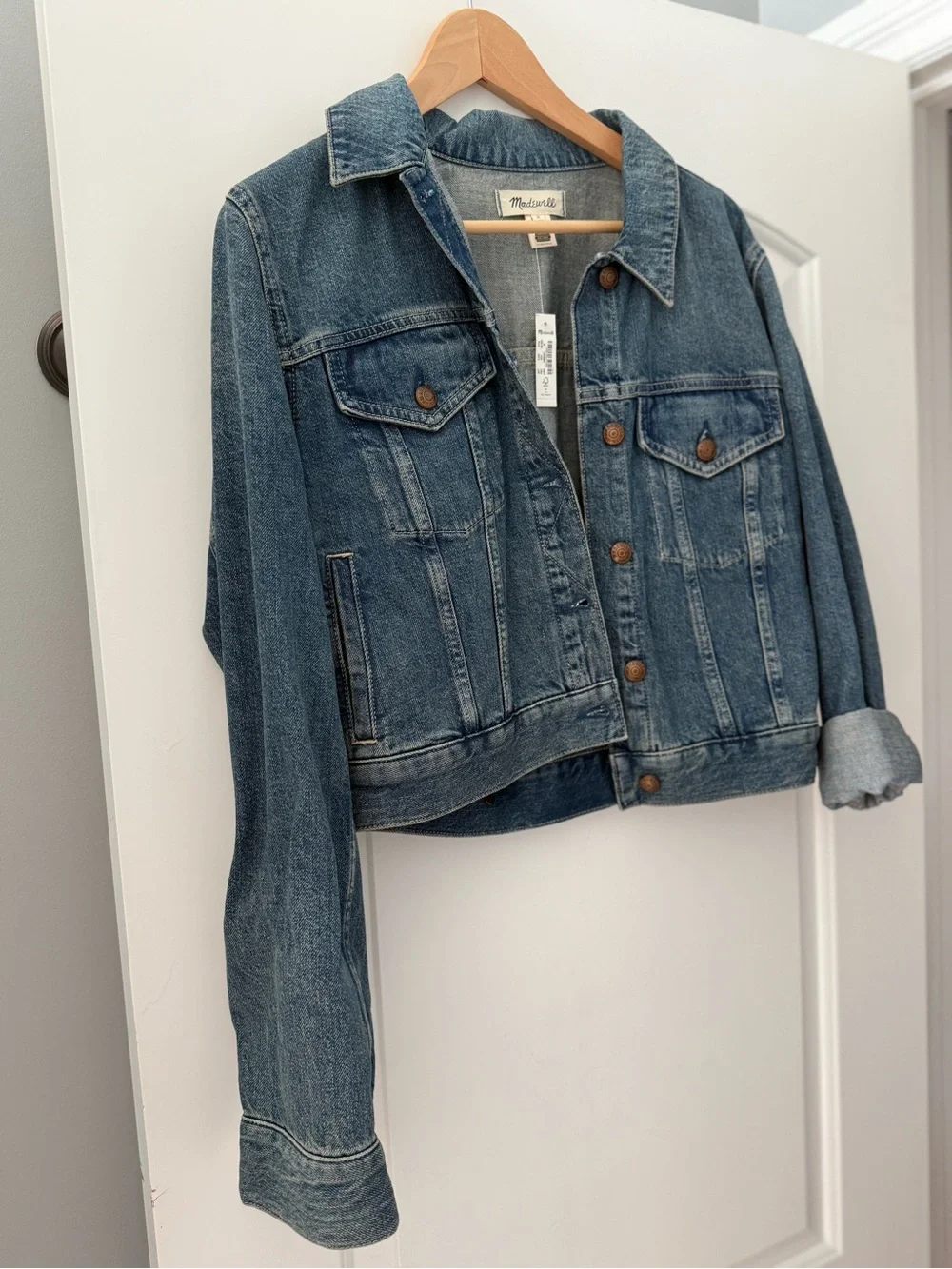 NWT Madewell Crop Jean Trucker Jacket